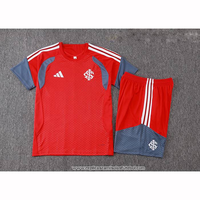 Fato de Treino SC Internacional 2026-2027 Manga Curta Vermelho - Calcas Curta